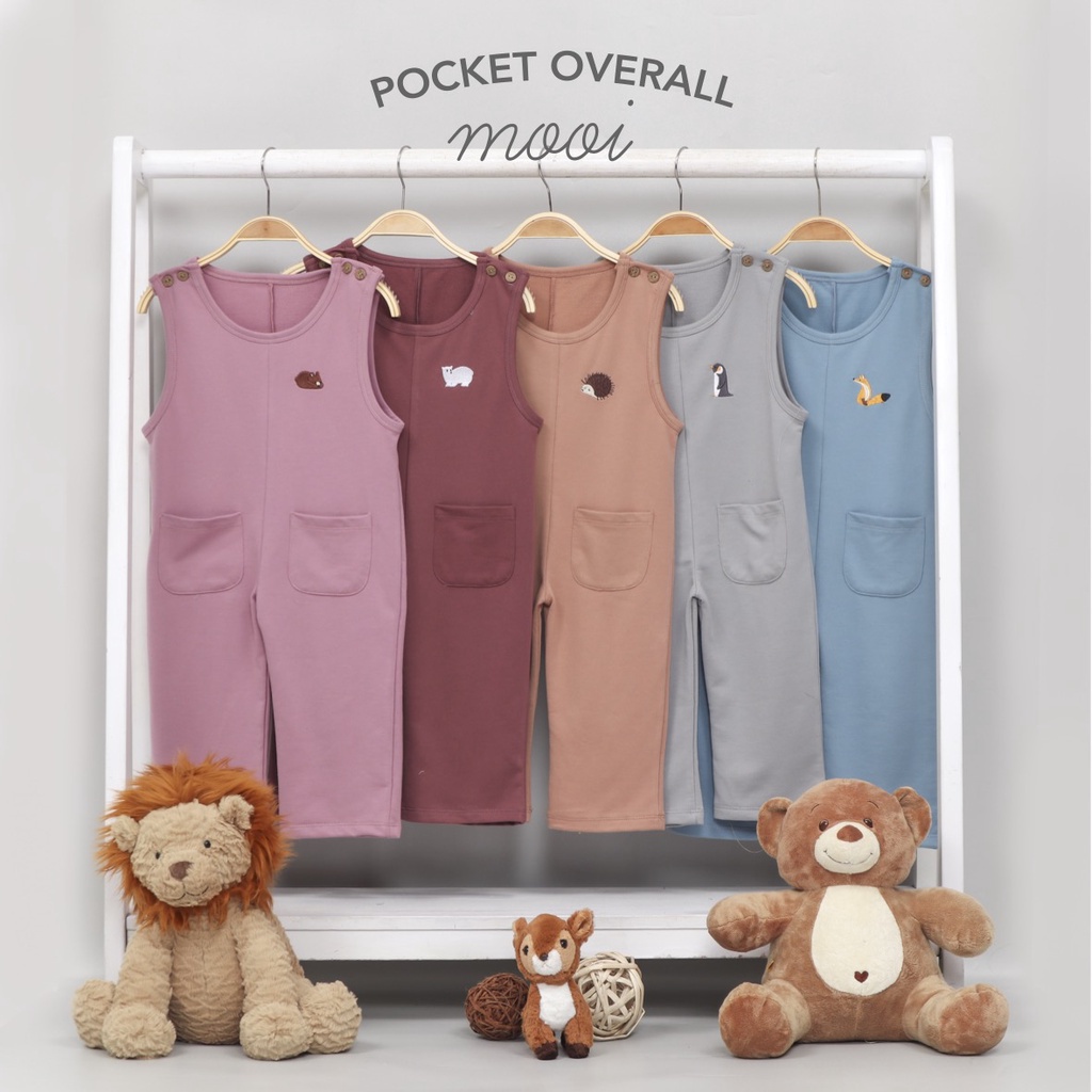 Mooi Pocket Overall / Baju kodok anak