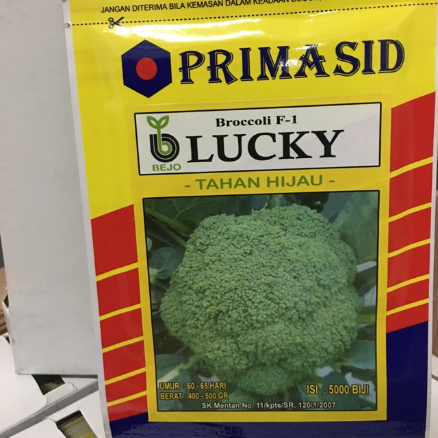 Benih Brokoli Lucky Bejo F1 isi 5000 butir