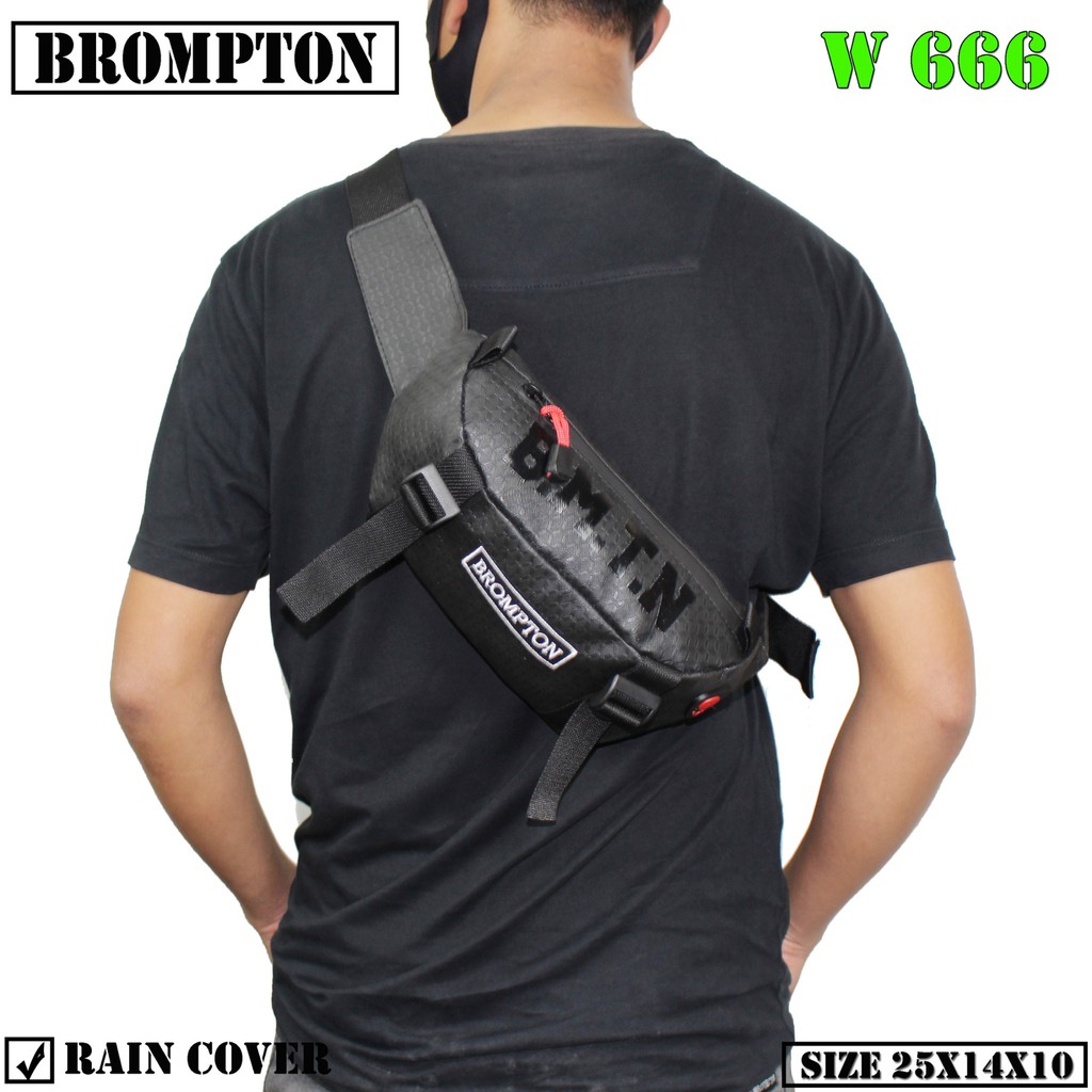 Tas sepeda motor trail Brompton waterproof premium