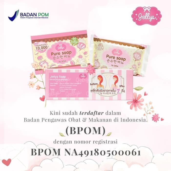 PURE SOAP JELLY 100% ORIGINAL / PURE SOAP JELLY WHITENING ASLI