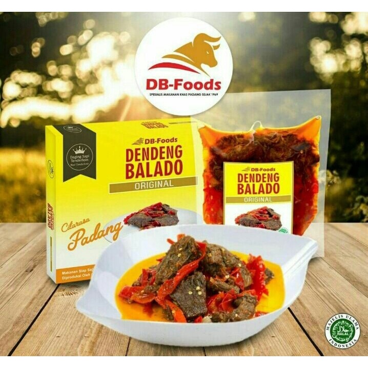 

Dendeng Balado Merah DB Foods 250 gram Oleh-oleh Khas Masakan Padang