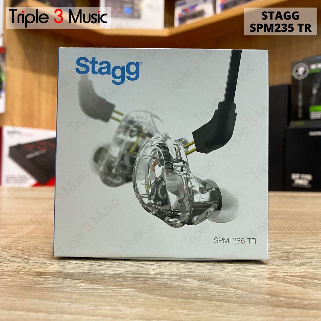 STAGG SPM235 In Ear Monitor IEM Dual Driver ORIGINAL