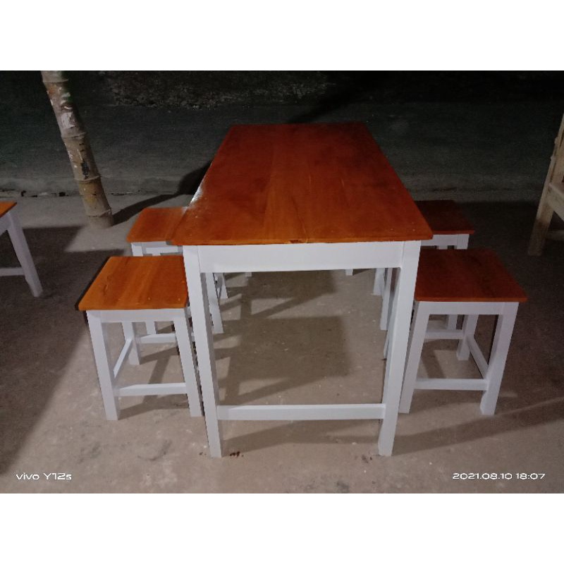 meja kursi set warmindo,cafe dan resto