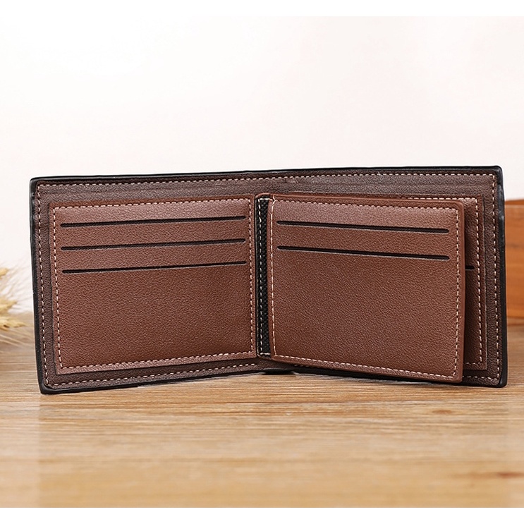 DOMPET IMPORT LIPAT PRIA KULIT PREMIUM HITAM ALATA WA320B5 COWOK KARTU KECIL BRANDED MURAH KEREN ORI