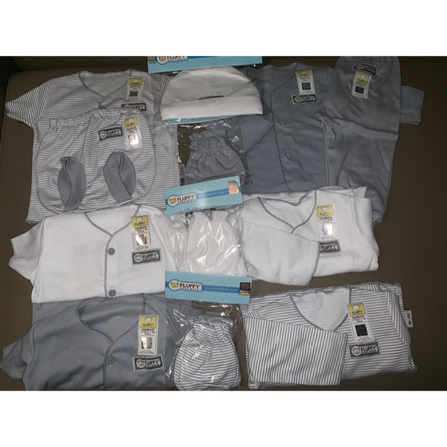Paket baju bayi fluffy