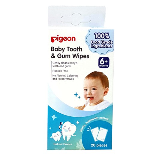 Pigeon Tooth &amp; Gum Wipes 20s