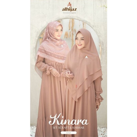 Kinara set by alhijaz/Kinara set khimar/Kinara set scarf/Kinara set/Dress set khimar/Dress syar'i/Ga