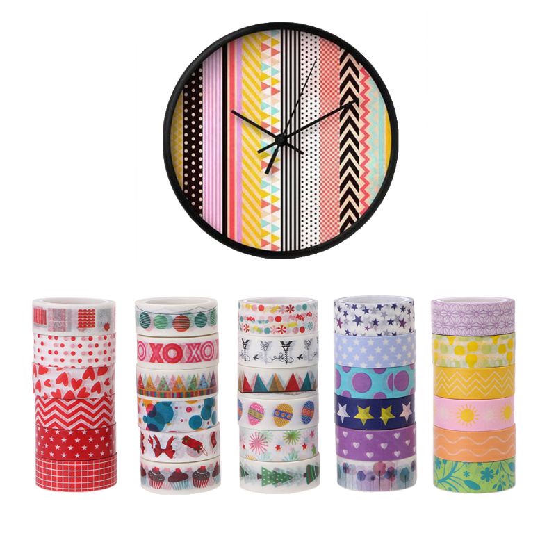 Zzz Stiker Washi Tape Motif Natal Untuk Dekorasi Scrapbook / Jurnal DIY