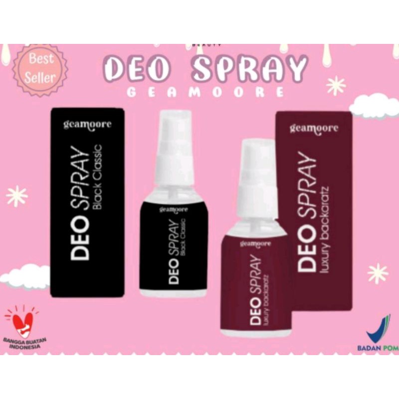 GEAMOORE CHINGU ZREY DEO SPRAY WITH TAWAS EXTRACT PENGHILANG BAU KETIAK KERINGAT X YEPPU YEPPU BY KIYOWO DEOSPRAY PARFUM DEODORANT