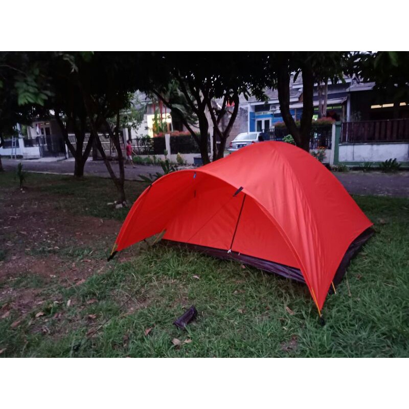 tenda dome keong 4person double layer