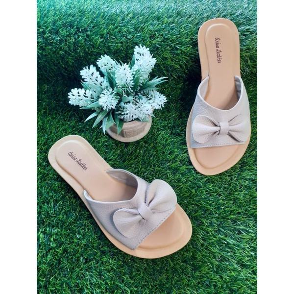 sandal kulit asli anak perempuan