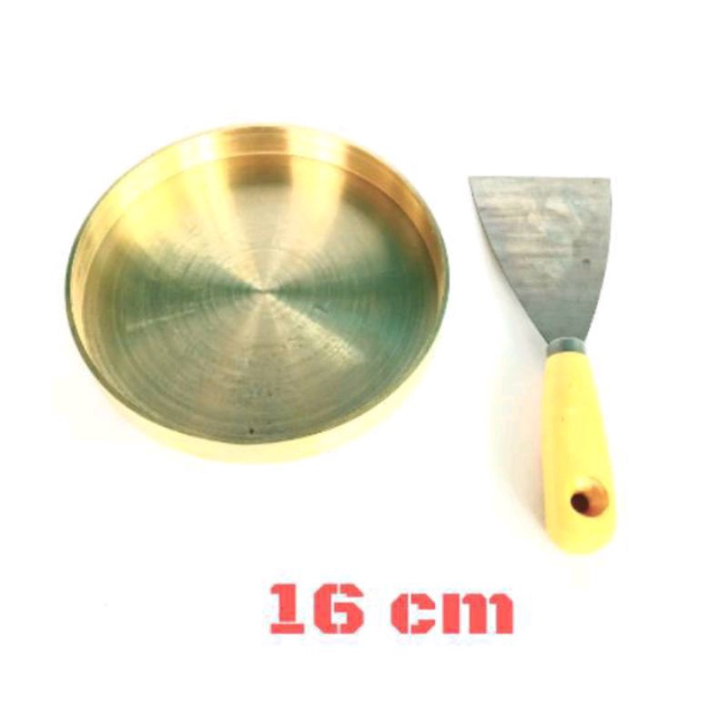 Loyang Leker Kuningan 16cm Wajan Leker Putar 16cm