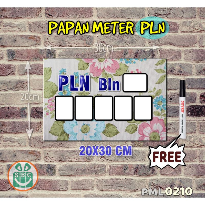 

Stokastik Papan Meter Listrik PLN PAM motif Unik - Shabby 10