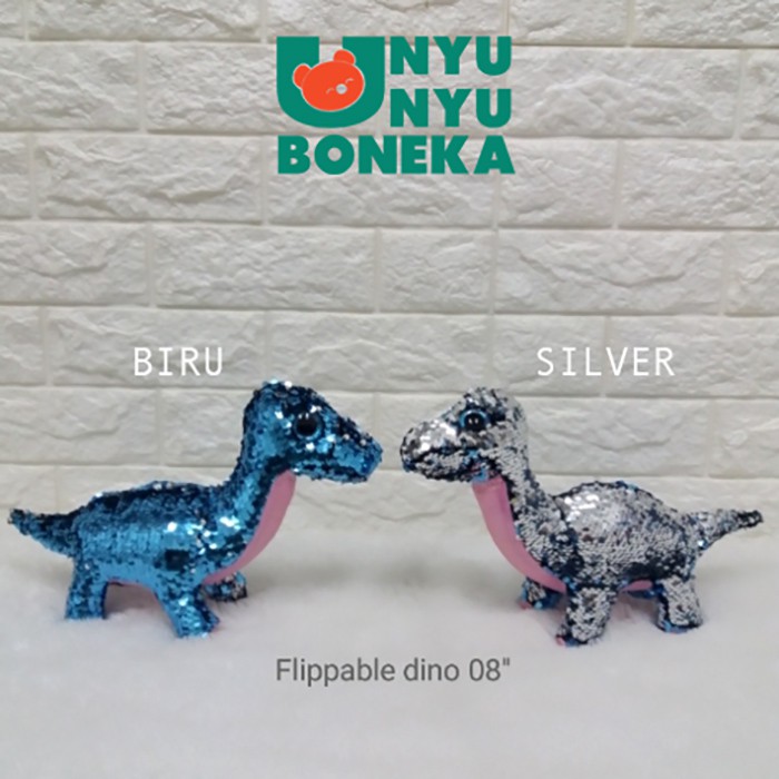 Boneka Dino Dinosaurus flippable 25cm import