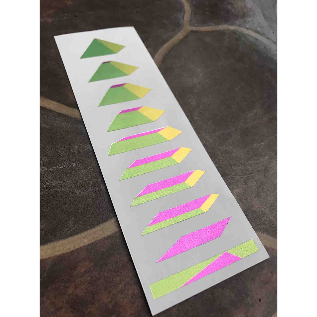 ibanez jem 777 Steve Vai Pyramid Guitar Inlay Sticker Fretboard Gitar Akustik Elektrik Nylon Ukulele