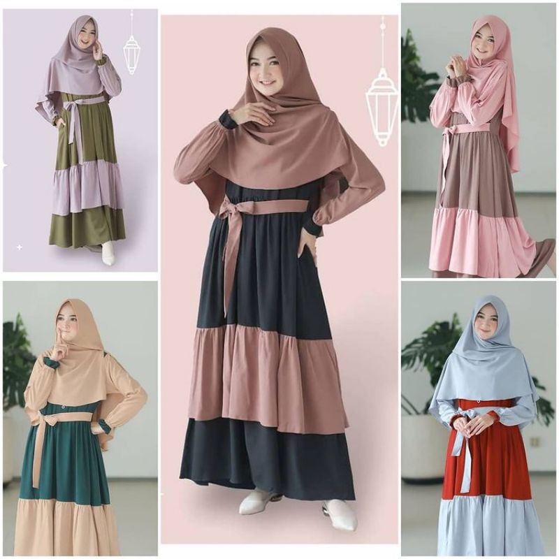 ARUMI SET SYARI HS/GAMIS/BAJUMURAH