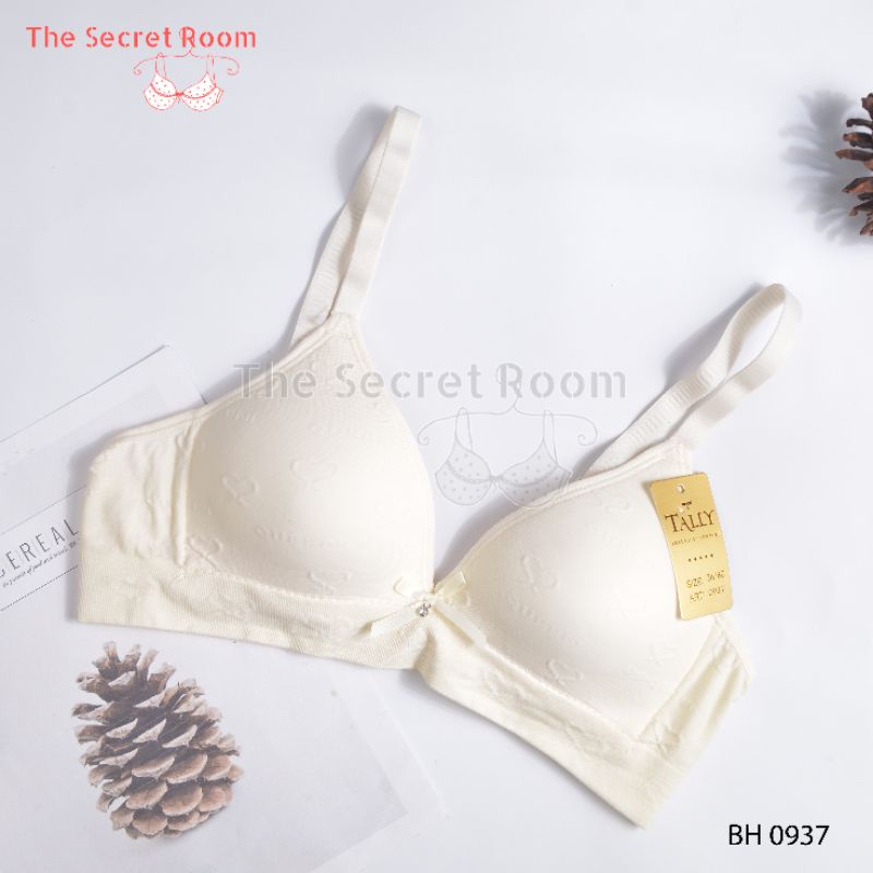 TALLY BH BRA RAJUT 0937 | TANPA KAWAT | CUP A | BUSA TIPIS | SIZE 34 - 38