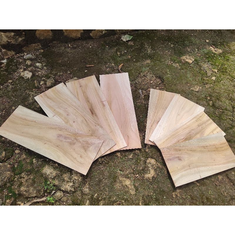 papan kayu mahoni tebal 1cm