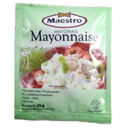 

MAESTRO Mayonaise Mayo Sachet 25gr