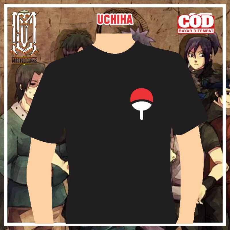 KAOS UCHIHA ITACHI SASUKE SHISUI ANIME JEPANG DISTRO ORIGINAL KEREN MURAH TERLARIS PRIA WANITA