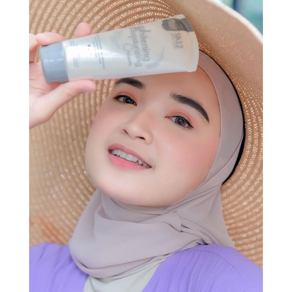 Whitening Moisturizing Cream SR12 Pelembab Pemutih Wajah Badan Bpom Lightening Anti Aging Original