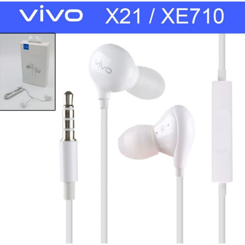 HANDSET HANDFREE VIVO X21 / XE710 HF ORIGINAL