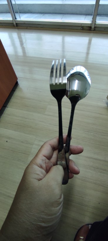 Sendok Dan Garpu Korea Stainless