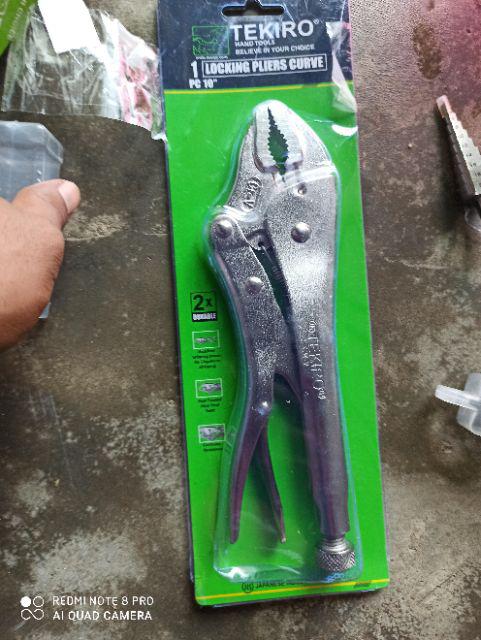 Tang Buaya Tekiro Lurus / Bengkok 10 Inch