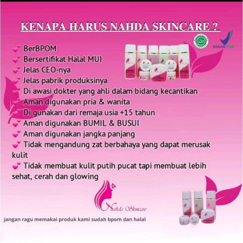NAHDA SKINCARE 100% ORIGINAL BPOM (grosiran)-2