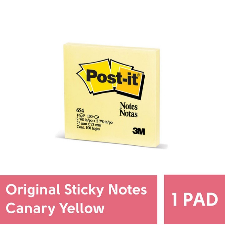 

Kertas Memo Sticky Notes 3M Post It 654