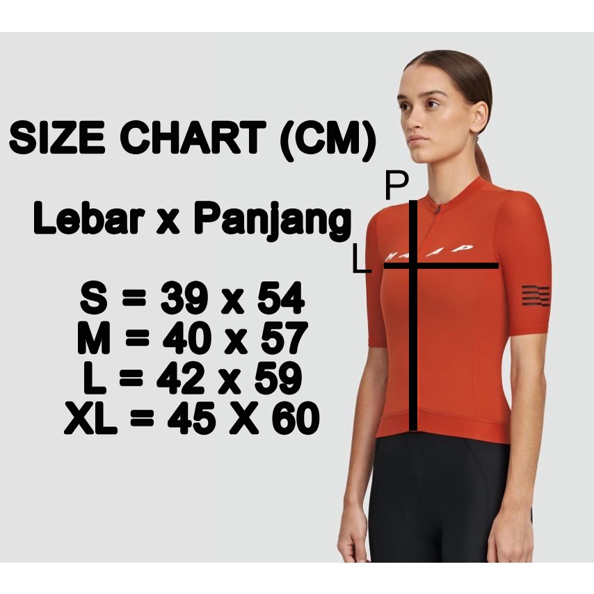 Baju Jersey Sepeda Wanita Roadbike / MTB MAAP Evade Pro Basic