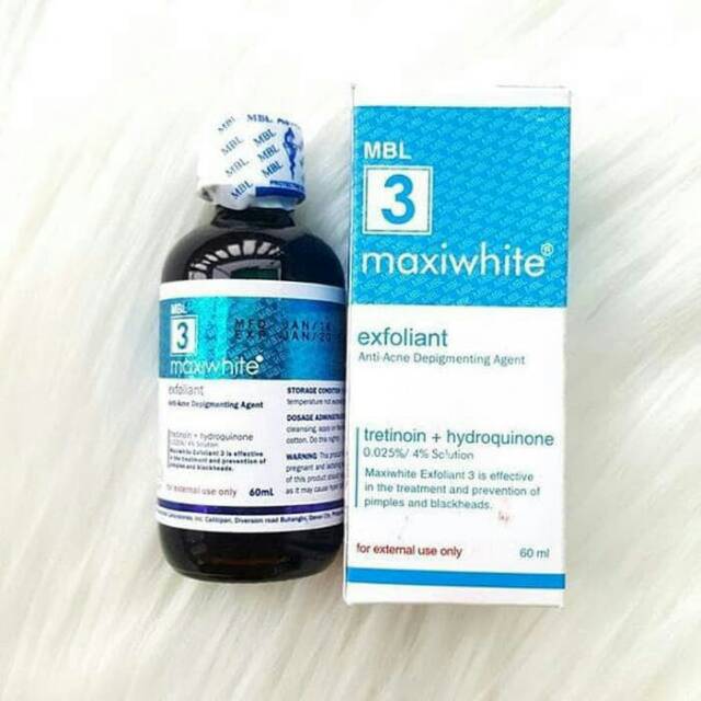 TONER MAXIWHITE MBL 3 / MAXI WHITE NO 3 / ALKOHOL TRETINOIN HYDROQUINONE 60 ML