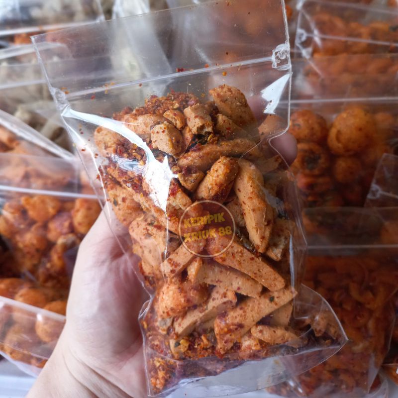 

Basreng Pedas Jeruk Purut (-/+ 80gr)