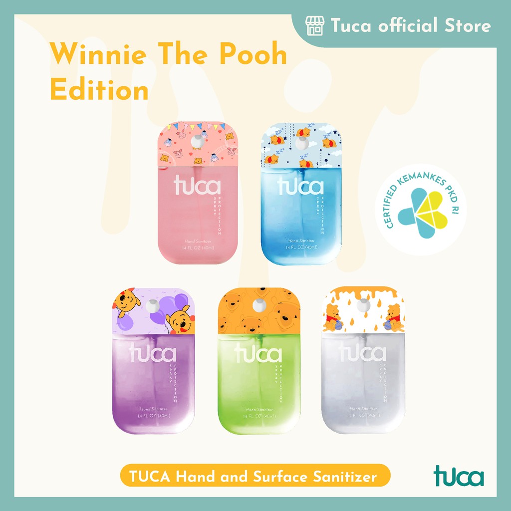 Tuca Winnie The Pooh Karakter Special Design - Hand Sanitizer & Surface Sanitizer Gift Custom