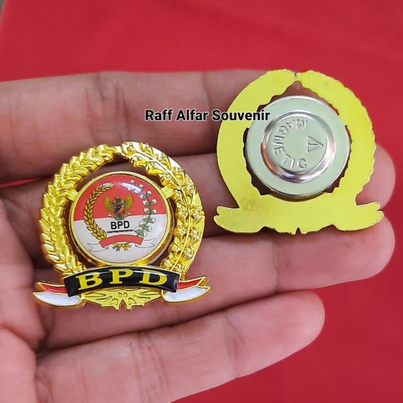 PIN BPD LOGO BARU ☆ LENCANA BPD MODEL PADI KAPAS MAGNET