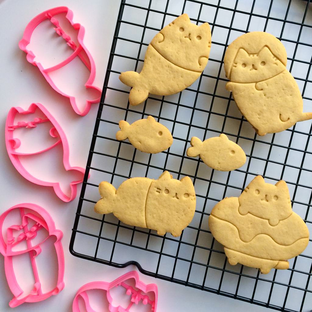 Pusheen Cookie Cutter / Cetakan Kue Kering seri Pusheen