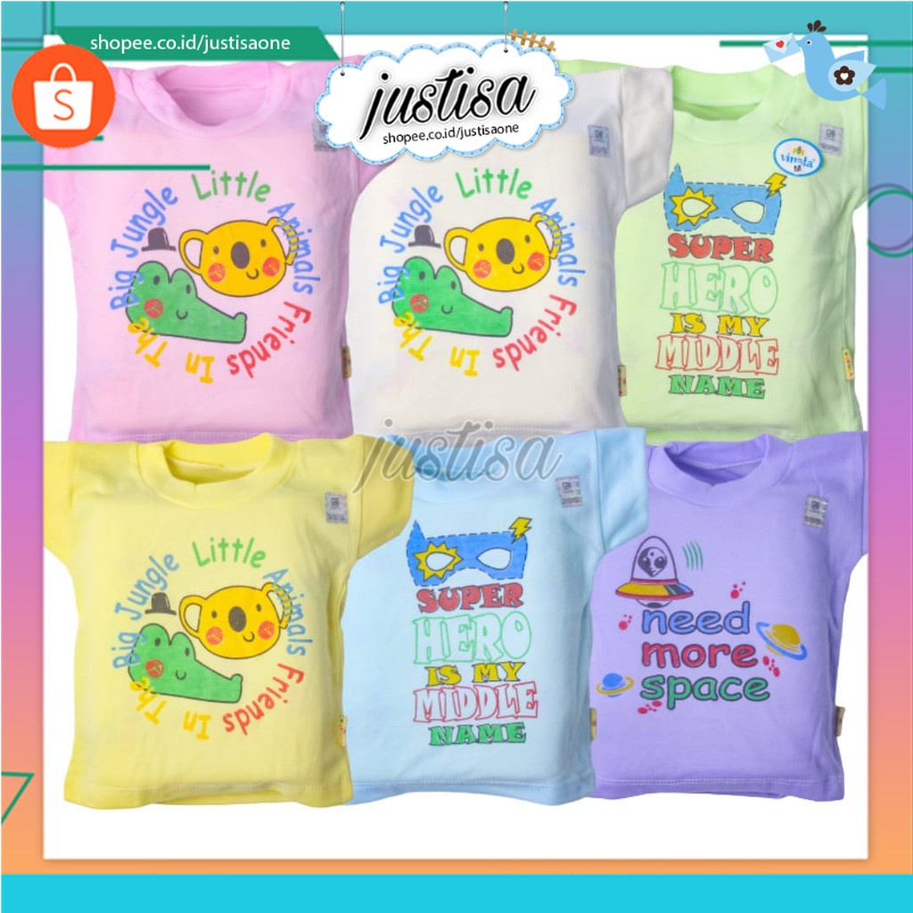 Promo !! VINATA-OBLONG BAYI SABLON 6 WARNA OBLONG BAYI NEW BORN