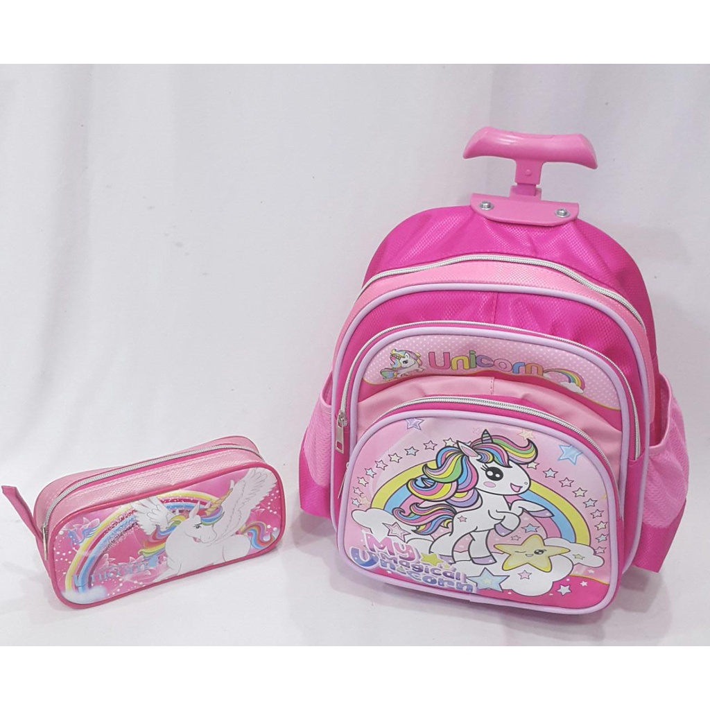 JOYELSY -Tas troli anak SD NJ43 UNICORN