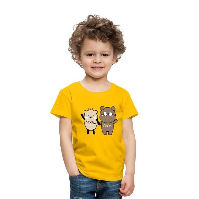 T-SHIRT ANAK MOCHIE &amp; COCO - KAOS ANAK LUCU PREMIUM