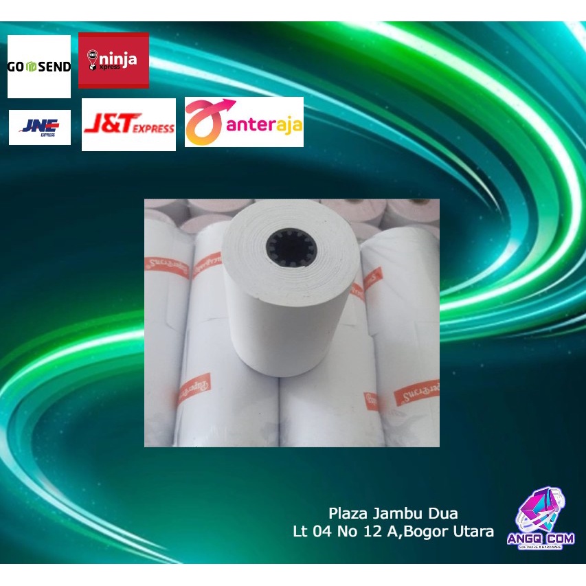 

KERTAS STRUK HVS 1PLY 75x65 PRINTER KASIR DOT MATRIX