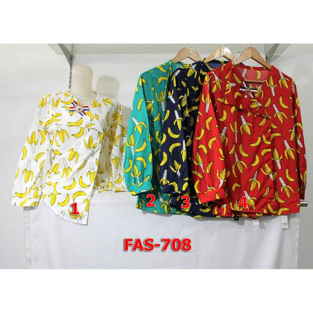 BLOUSE BANANA MISBEE DOUBLE LAYER