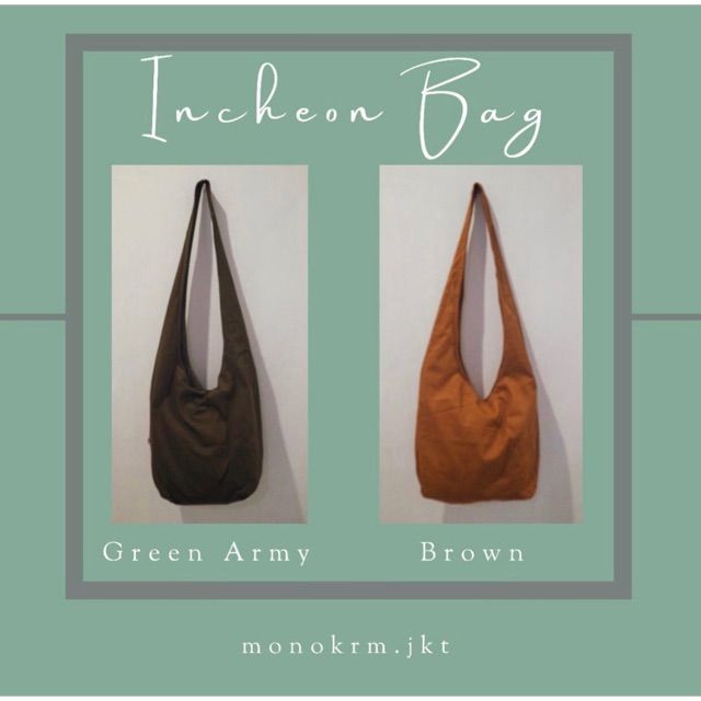 

Incheon bag tas kain kanvas kekinian