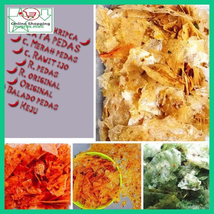 

U79Iytut- Keripik Beling Keripik Kaca Rasa Rumput Laut Pedas Gurih - Asin Pedas Ae5Wrf4-