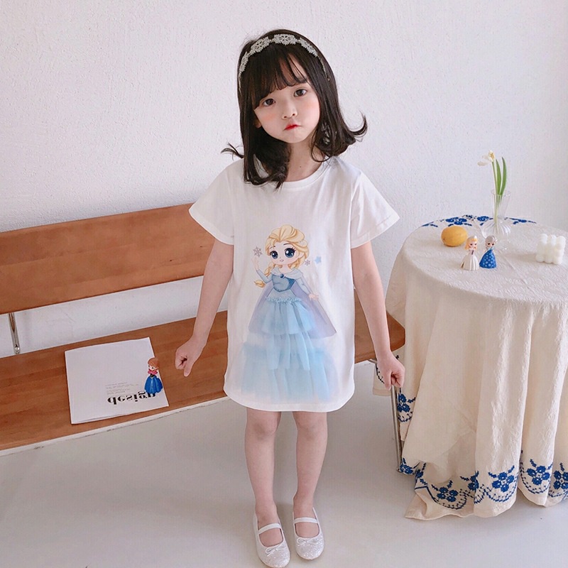 HappyOliver PRINCESS DRESS EBV Baju Dress Anak Perempuan Import/Dress Bayi Perempuan/Gaun Bayi Perempuan/Dress Pesta/Dress Bayi