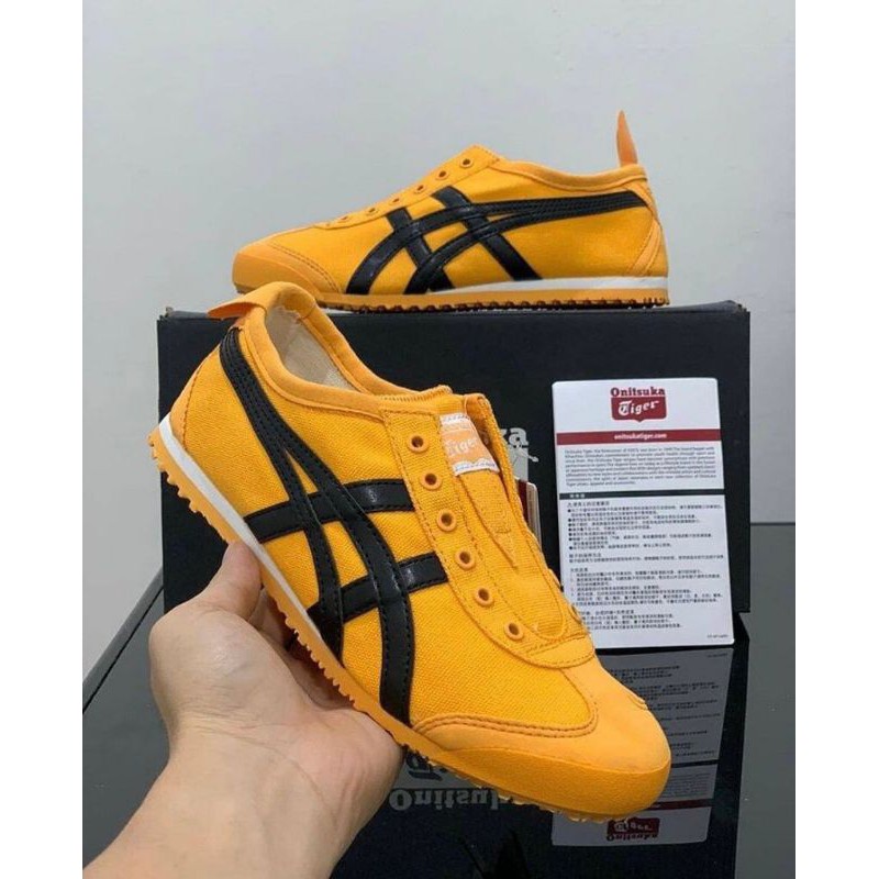 ONITSUKA TIGER MEXICO 66 SLIP ON ORANGE BLACK