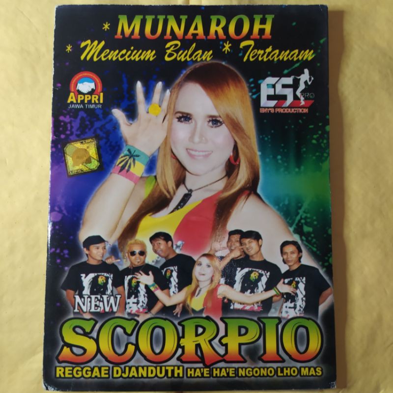 KASET VCD DVD ORUGINAL KARAOKE MUSIK LAGU DANGDUT KOPLO NEW SCORPIO