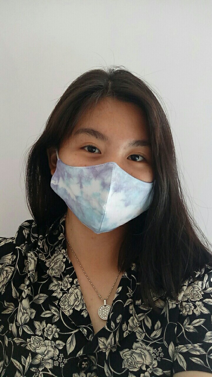 [buy 1 Get 1] Masker Tie Dye Hijab / Non Hijab 2ply Masker Earloop (bisa Pilih Warna)