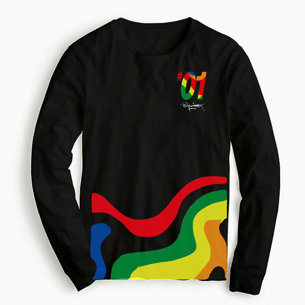 KAOS KEREN JOKOWI LENGAN PANJANG HITAM