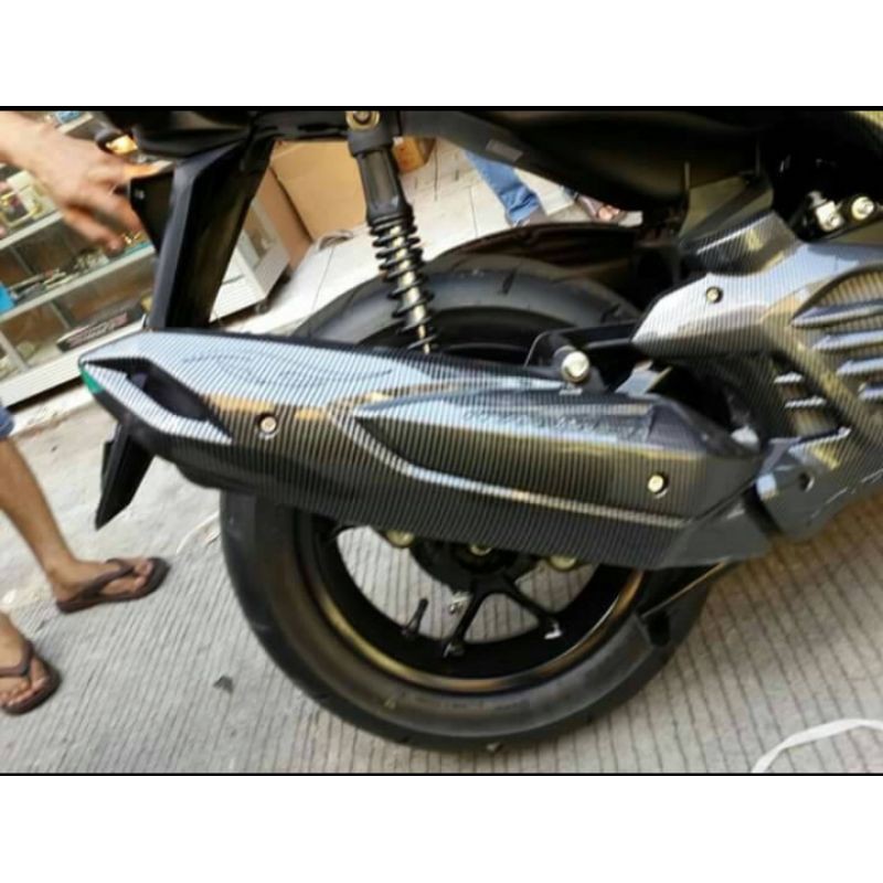 Cover knalpot Yamaha Aerox 155 carbon