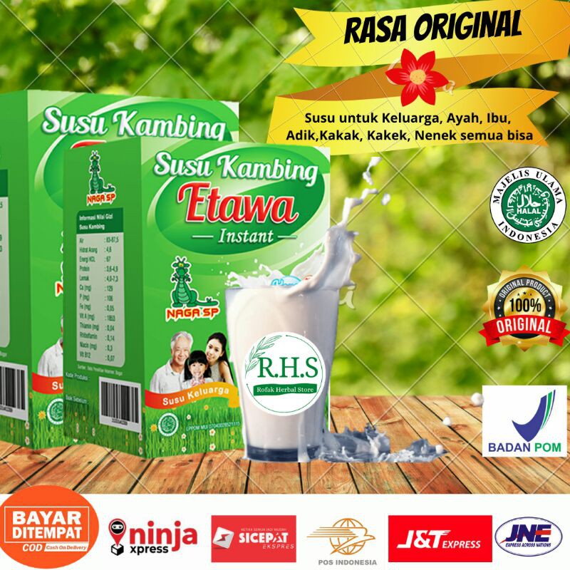 

Susu Kambing Etawa Naga SP Original 250 gram Obat Magh Asam Lambung Sesak Napas Goat Milk Susu Domba Susu untuk Semua Usia Anak Dewasa Lansia